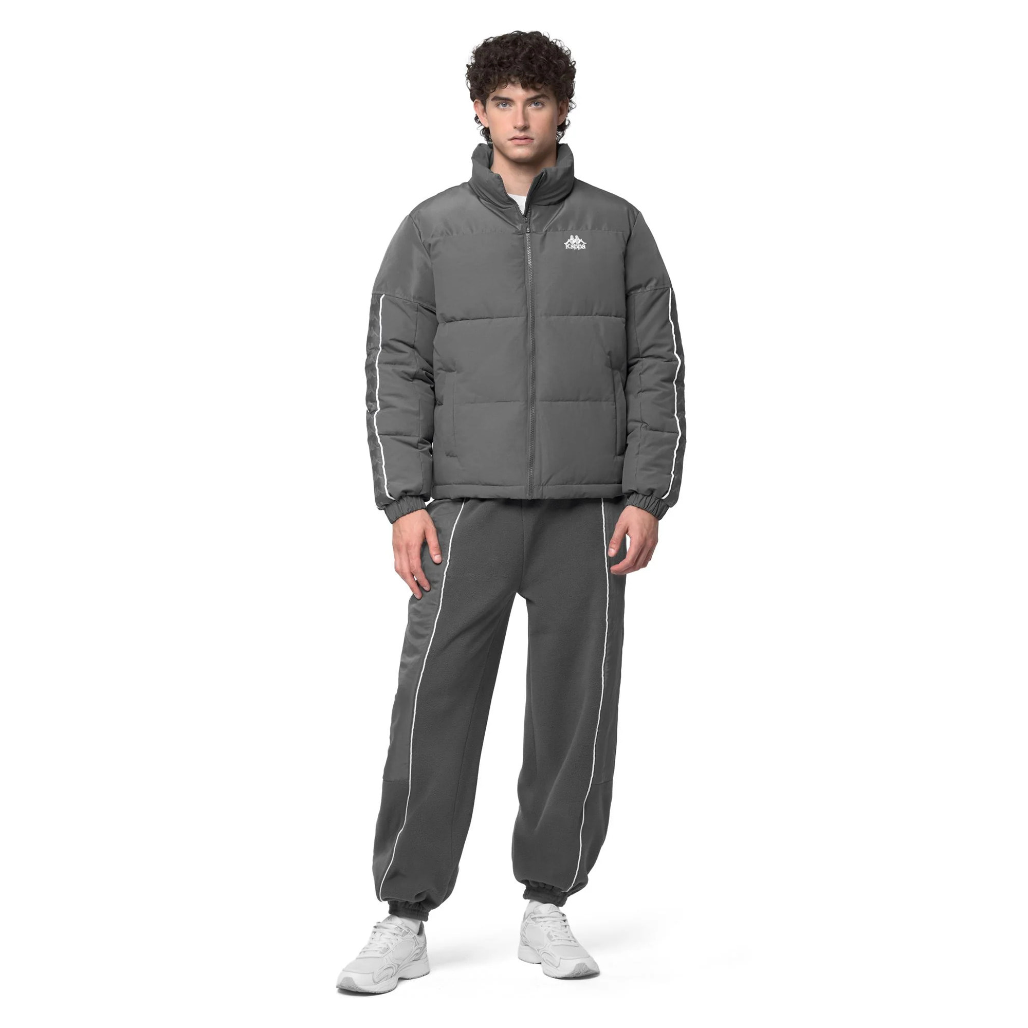 Kappa - Chaquetas Hombre Gris - 222 Banda Onrel