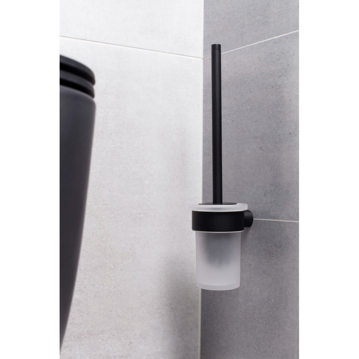 B-Way R Brosse WC, noire (SATDBWAYR37)
