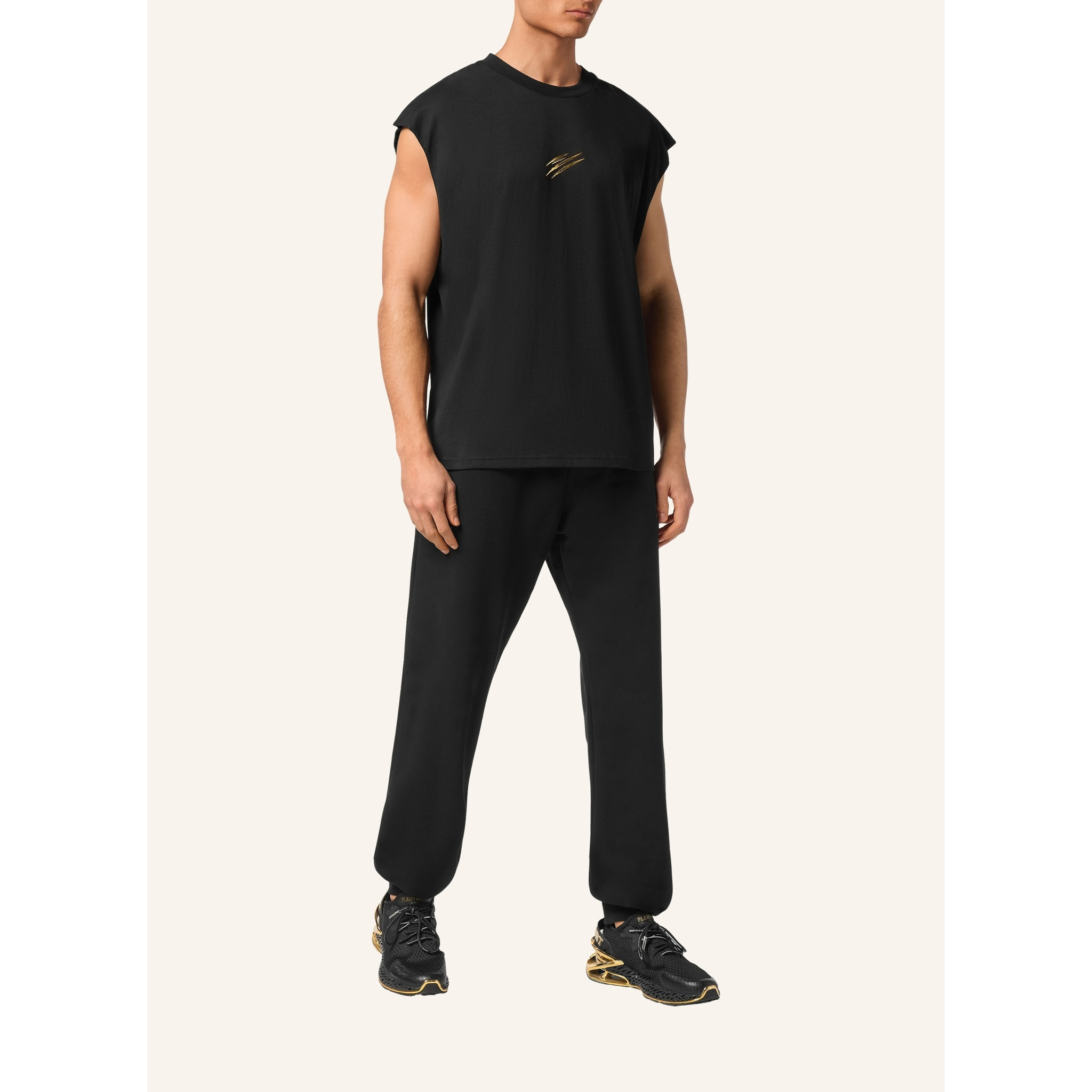 PLEIN SPORT Camiseta sin mangas con capucha  