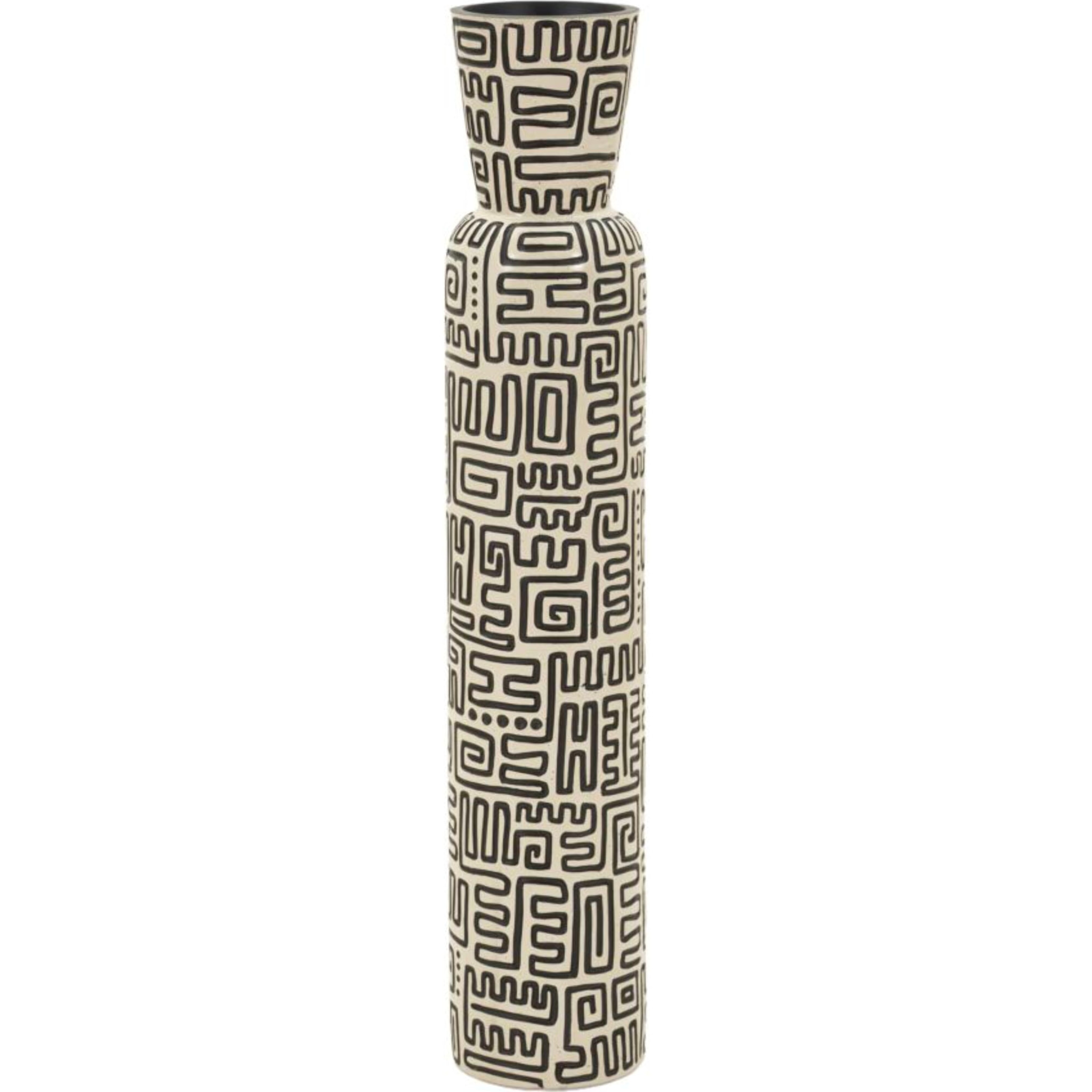 VASO RESINA NAIROBI CM Ø 16X86 (APERTURA CM Ø 12,5)