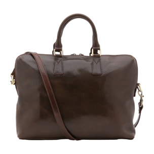 Borsa da lavoro  da uomo In Vera pelle Made in Italy 37x27x6 cm