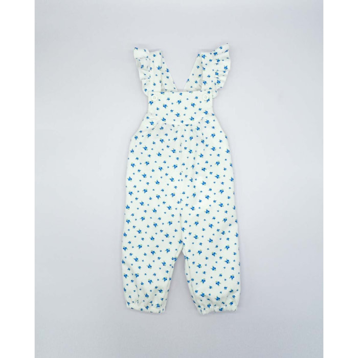 PETO FLORES AZUL Y BLANCO