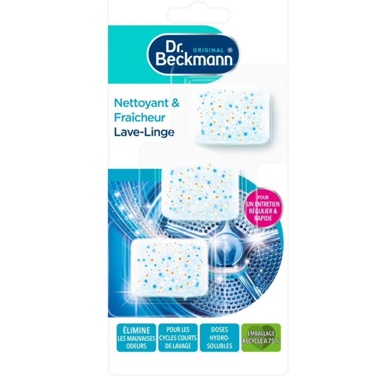 Nettoyant lave linge DR BECKMANN lave-linge fraicheur caps x3