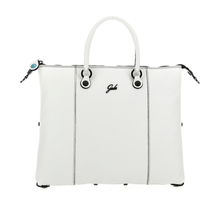 Borsa Donna GABS Bianco G3 PLUS M RUGA BLACKC1014