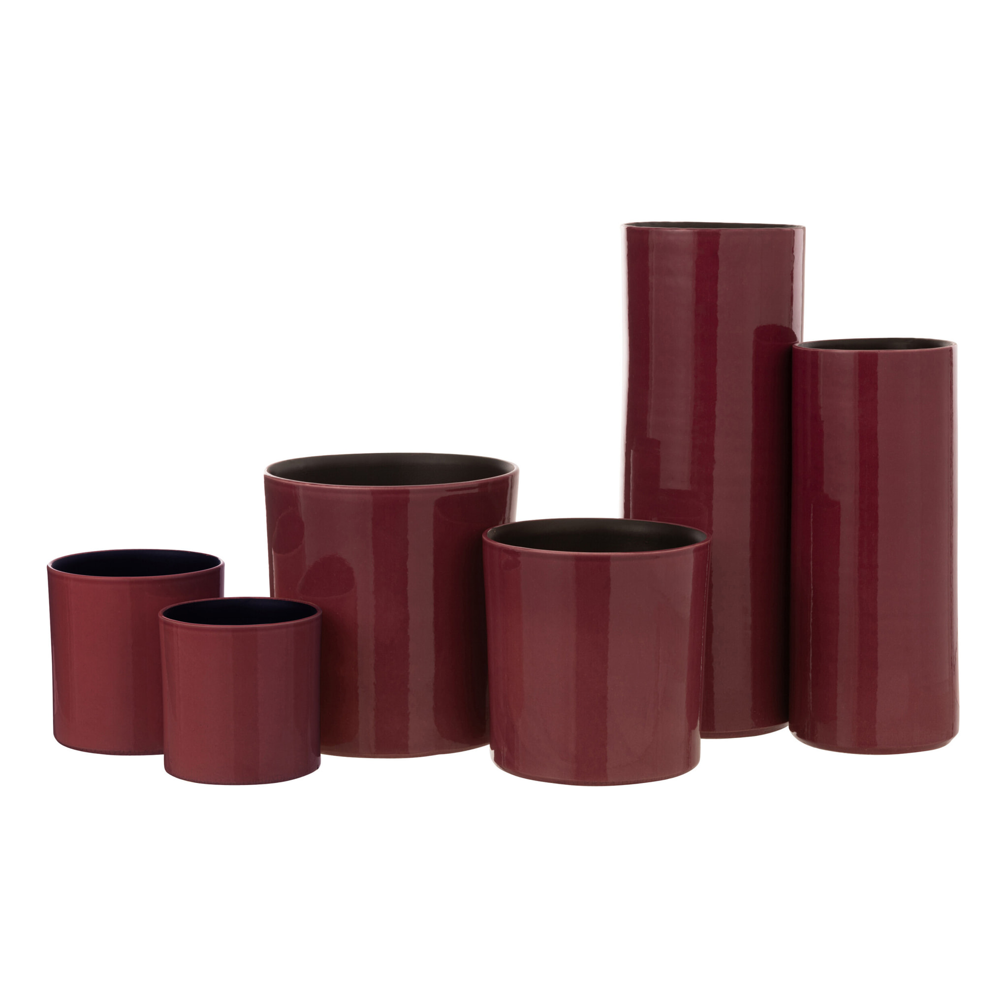 J-Line vase Flexible - céramique - fuschia - large