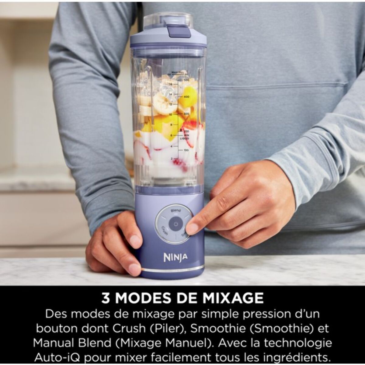 Blender NINJA Blast Max BC251EULD Lavande sans fil