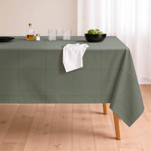 Nappe anti-taches LAO VERT - en 100 % coton