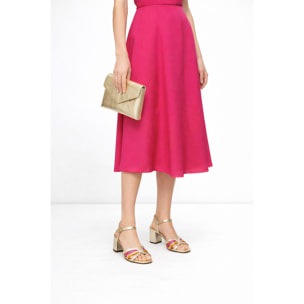 Sandali cinturino regolabile - tacco 7,5 cm