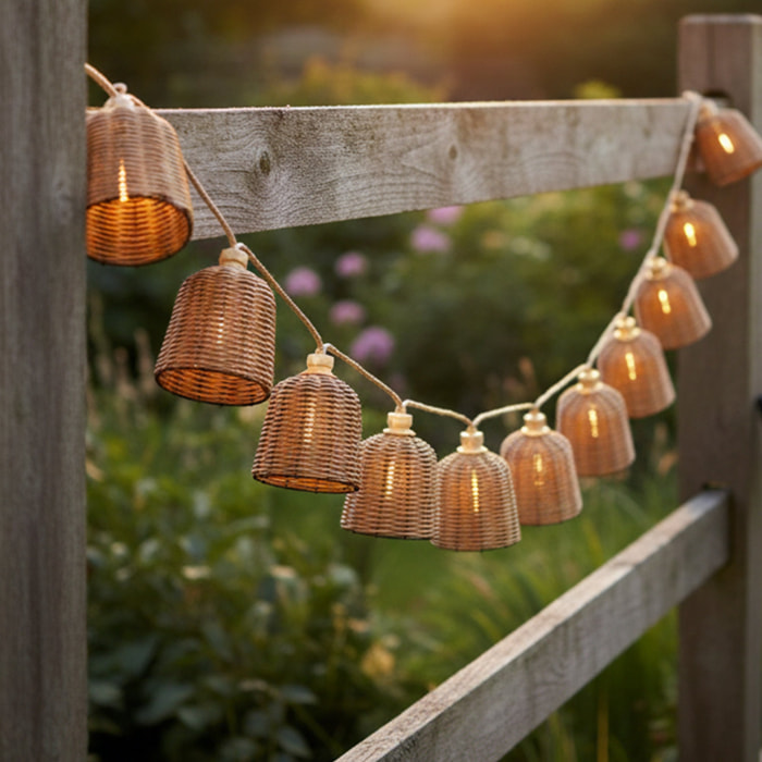 Guirlande solaire FORMENTERA 10 LED 8M