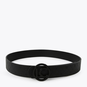 Cintura double face monogrammi LC