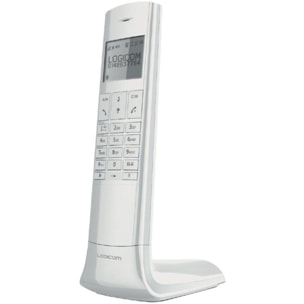 Téléphone sans fil LOGICOM Luxia Solo Blanc/Gris