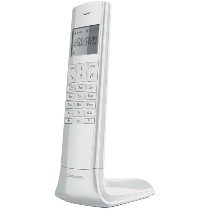 Téléphone sans fil LOGICOM Luxia Solo Blanc/Gris