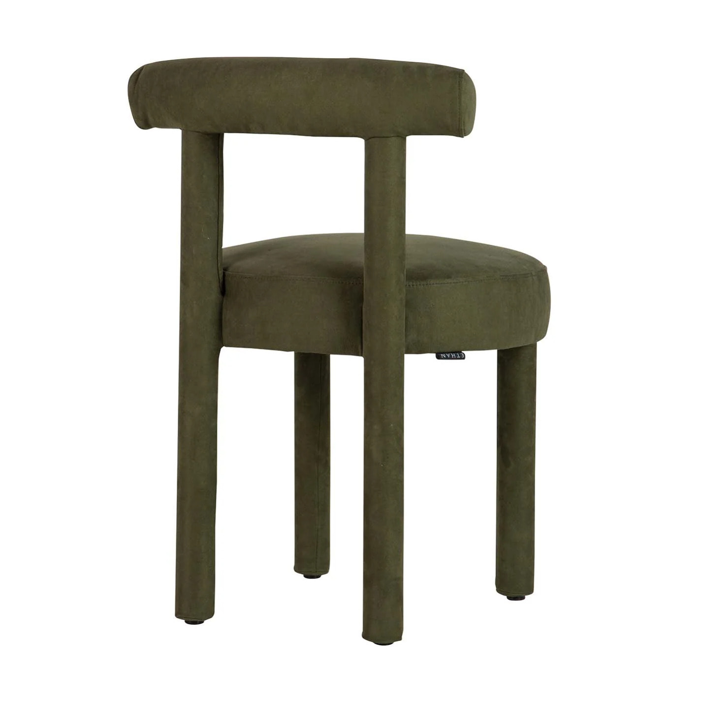 Silla Madera Arce Velvet Verde 49x52x75 Cm