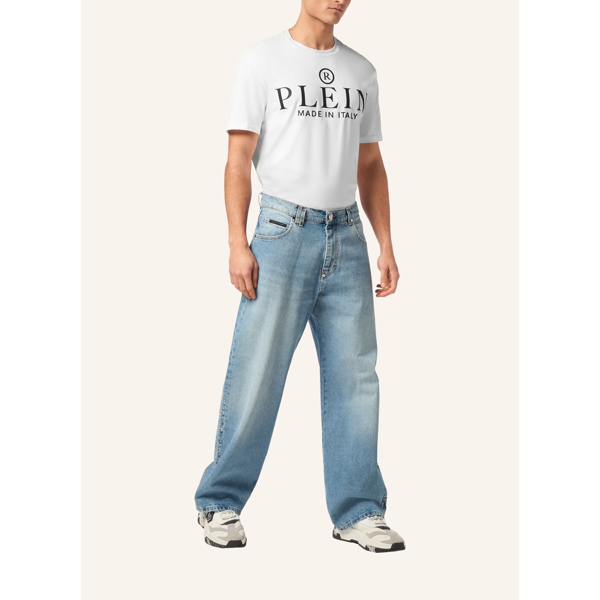 PHILIPP PLEIN Pantalones cortos vaqueros