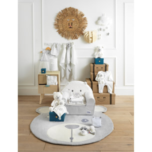 Doudou Ours en polyester blanc