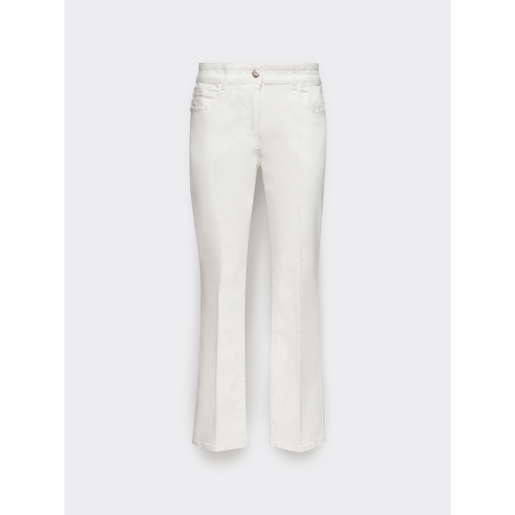 Elena Mirò - Pantaloni kick flare - Bianco