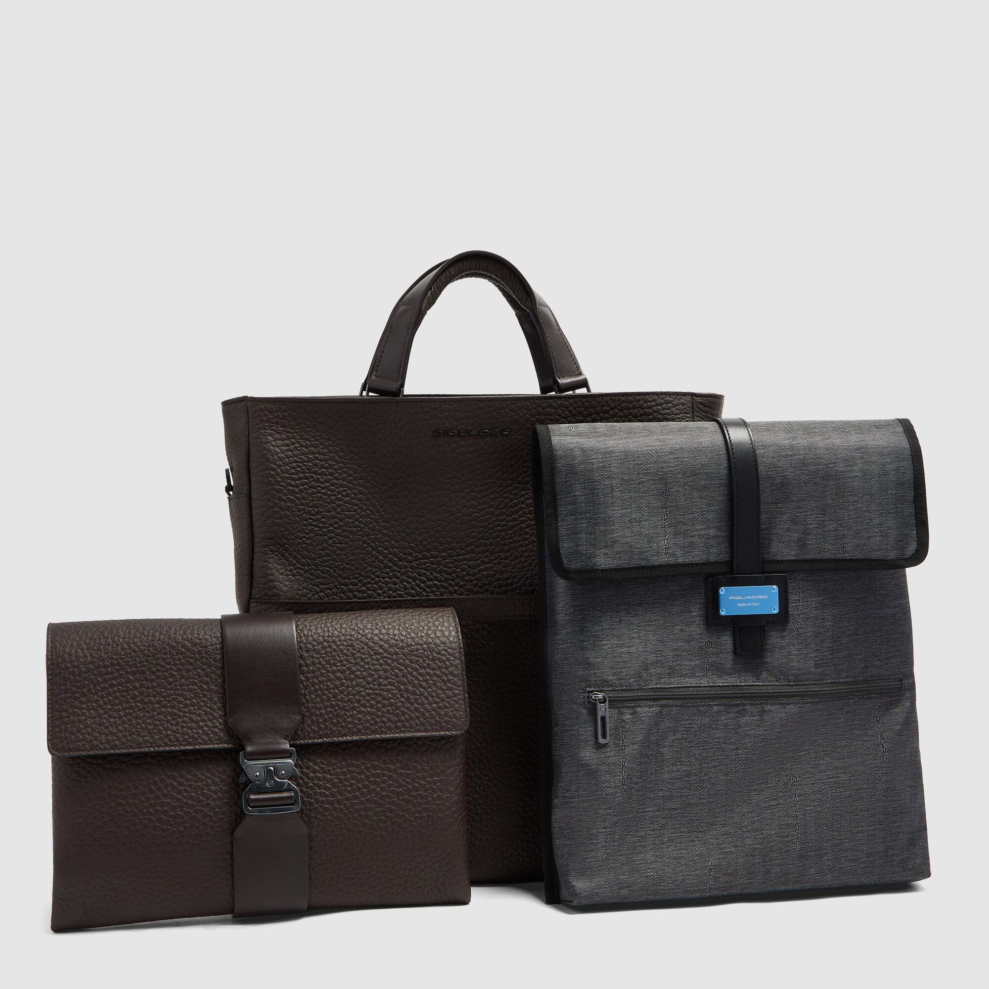 Piquadro Tote bag portabile a zaino per pc 14"