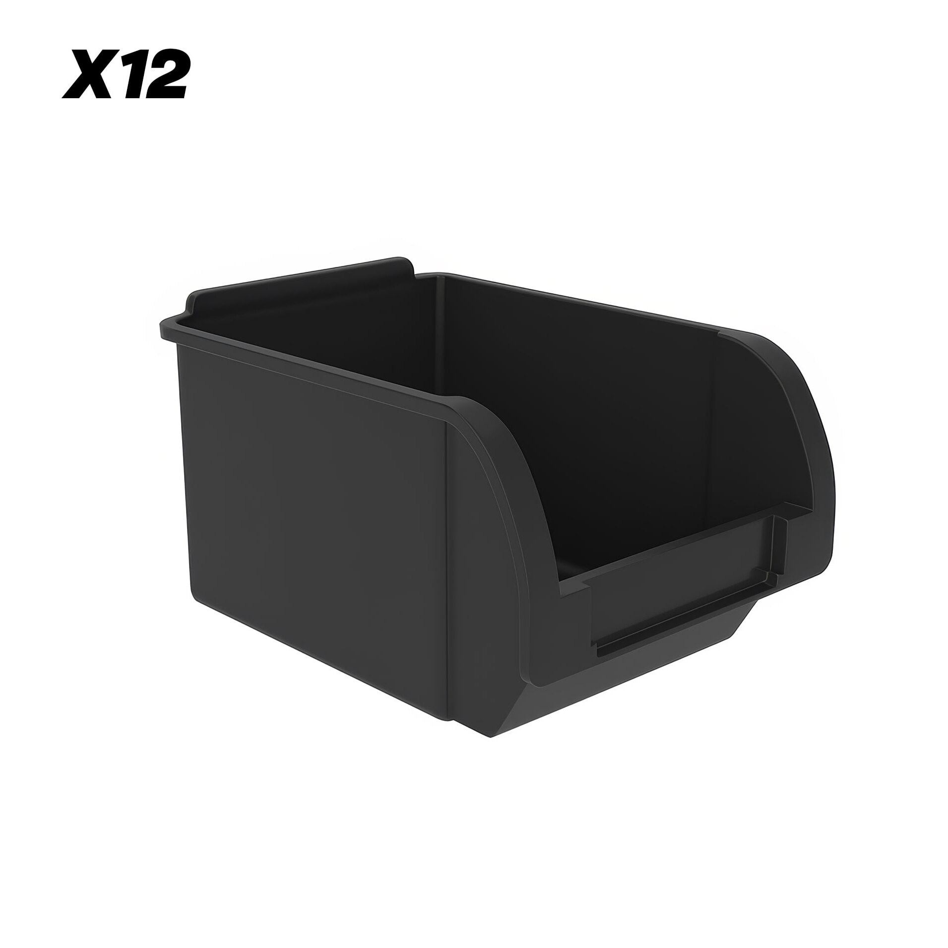 Peg Small - Pannello Portautensili da Parete 64x41 cm con 30 Box Contenitori Impilabili