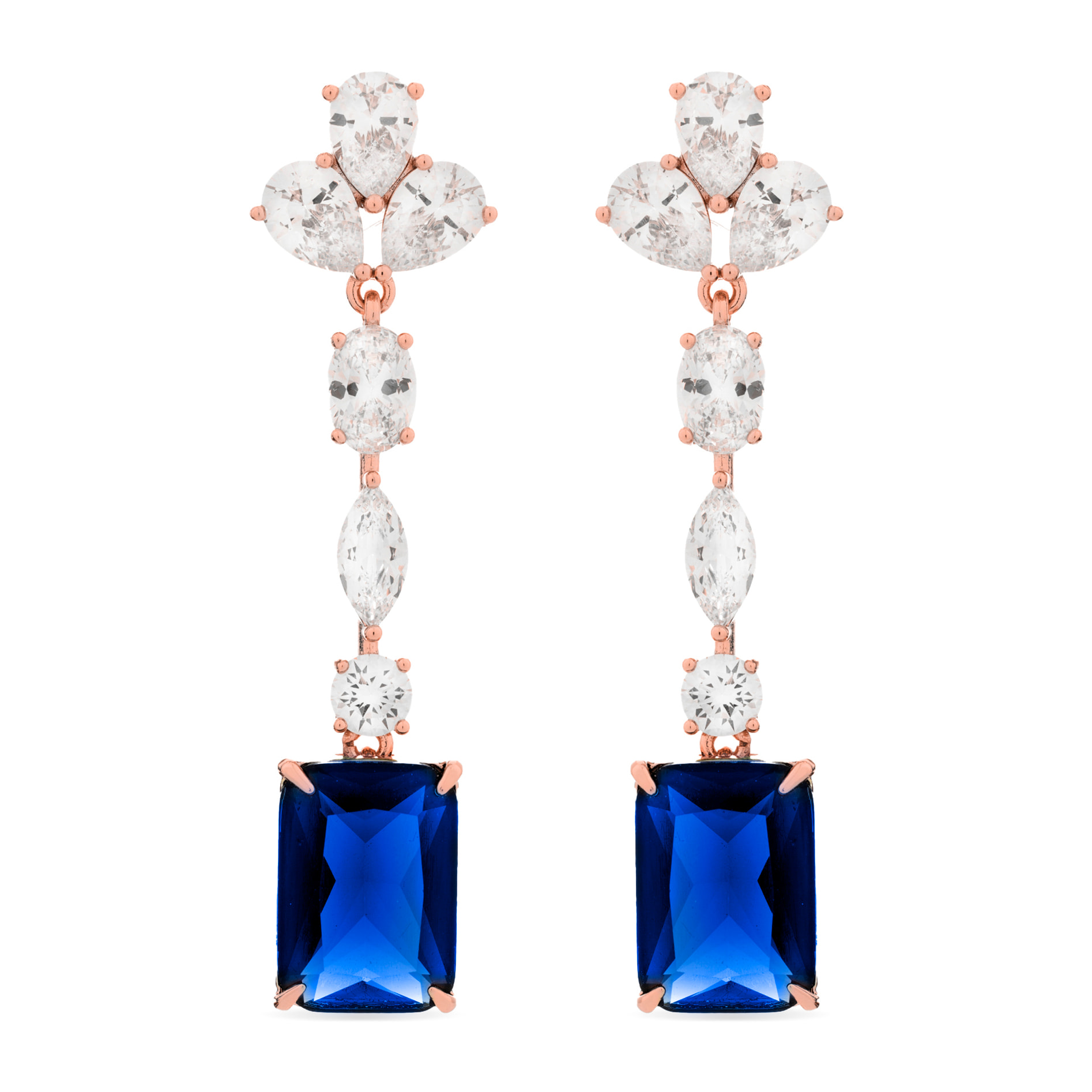 Pendientes Lux by Lux acabadoss en oro 18K