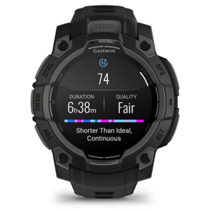 Montre sport GARMIN Instinct3 Amoled 45mm Noir Bracelet noir