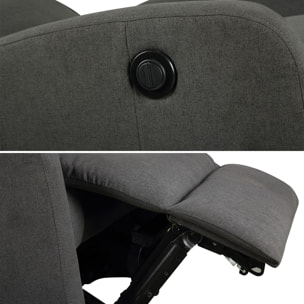 Fauteuil électrique inclinable RELAX gris anthracite