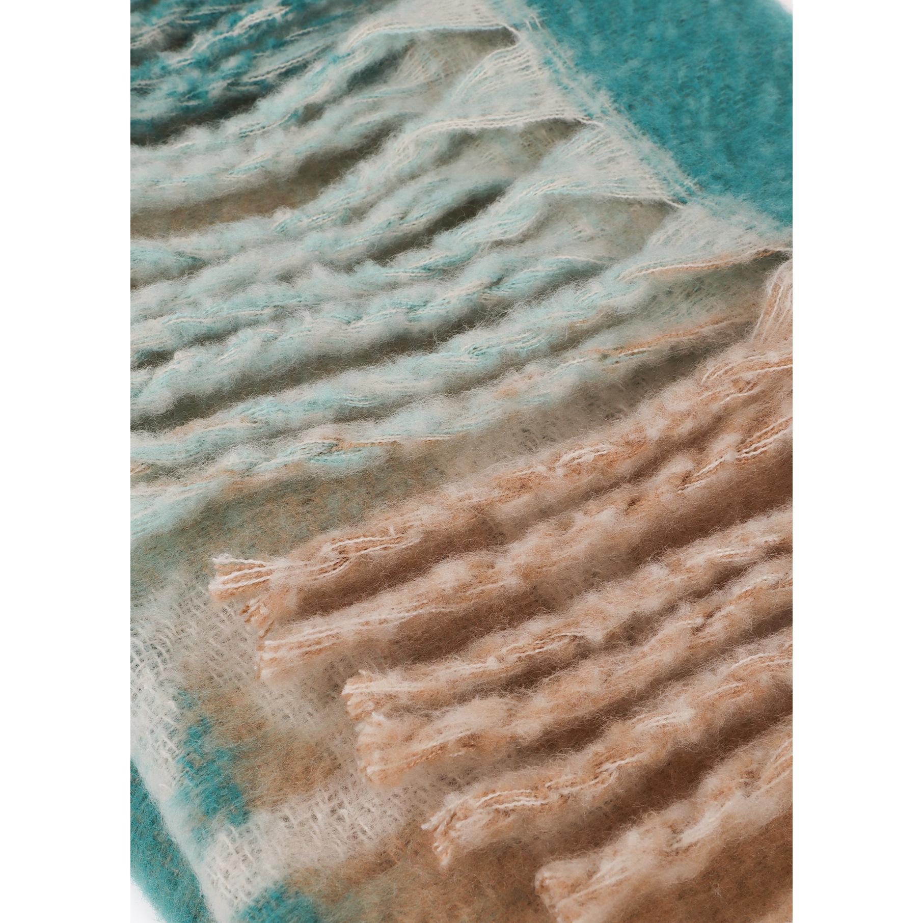 Sciarpa a Quadri con Grande Logo