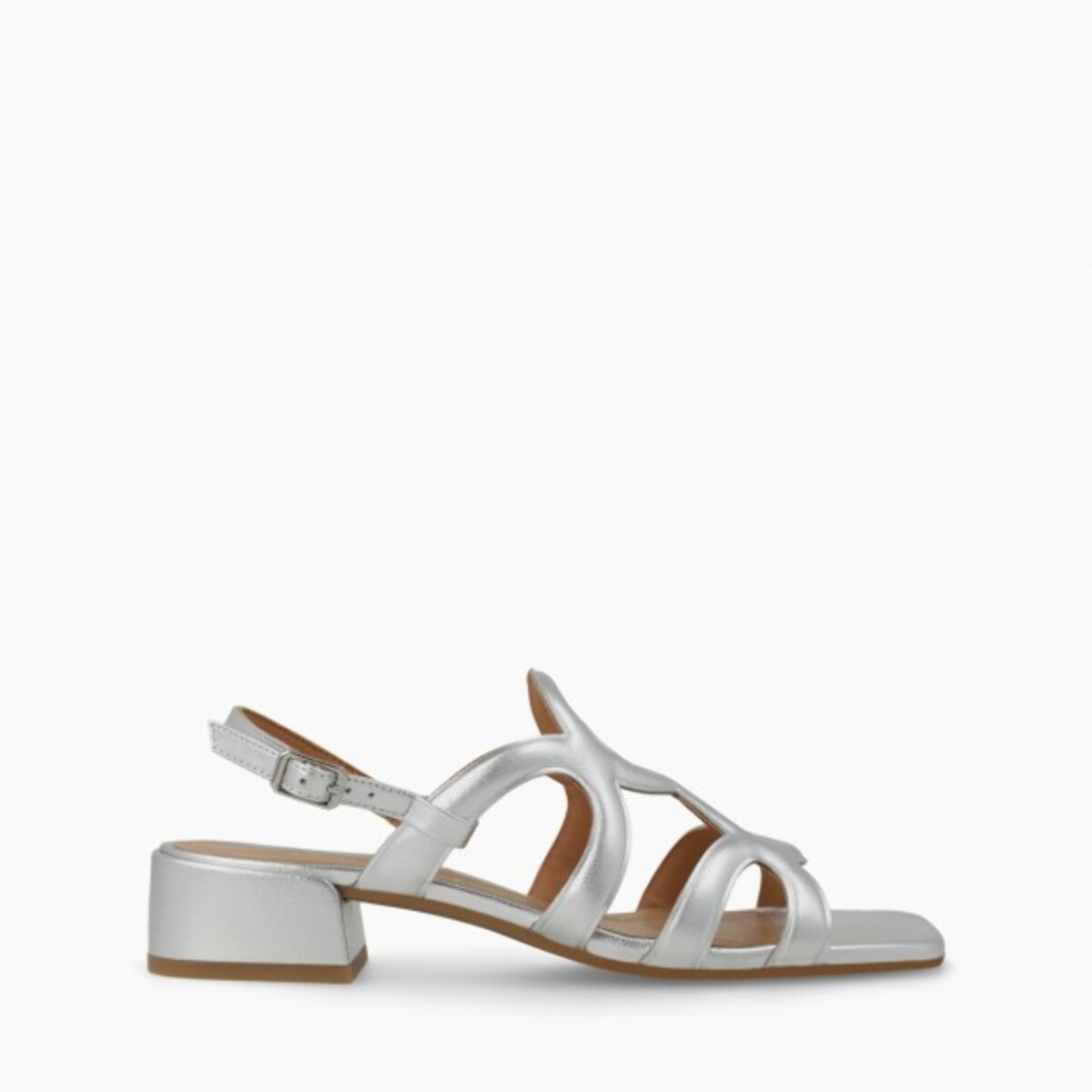 SANDALIAS PLATEADAS KON5355