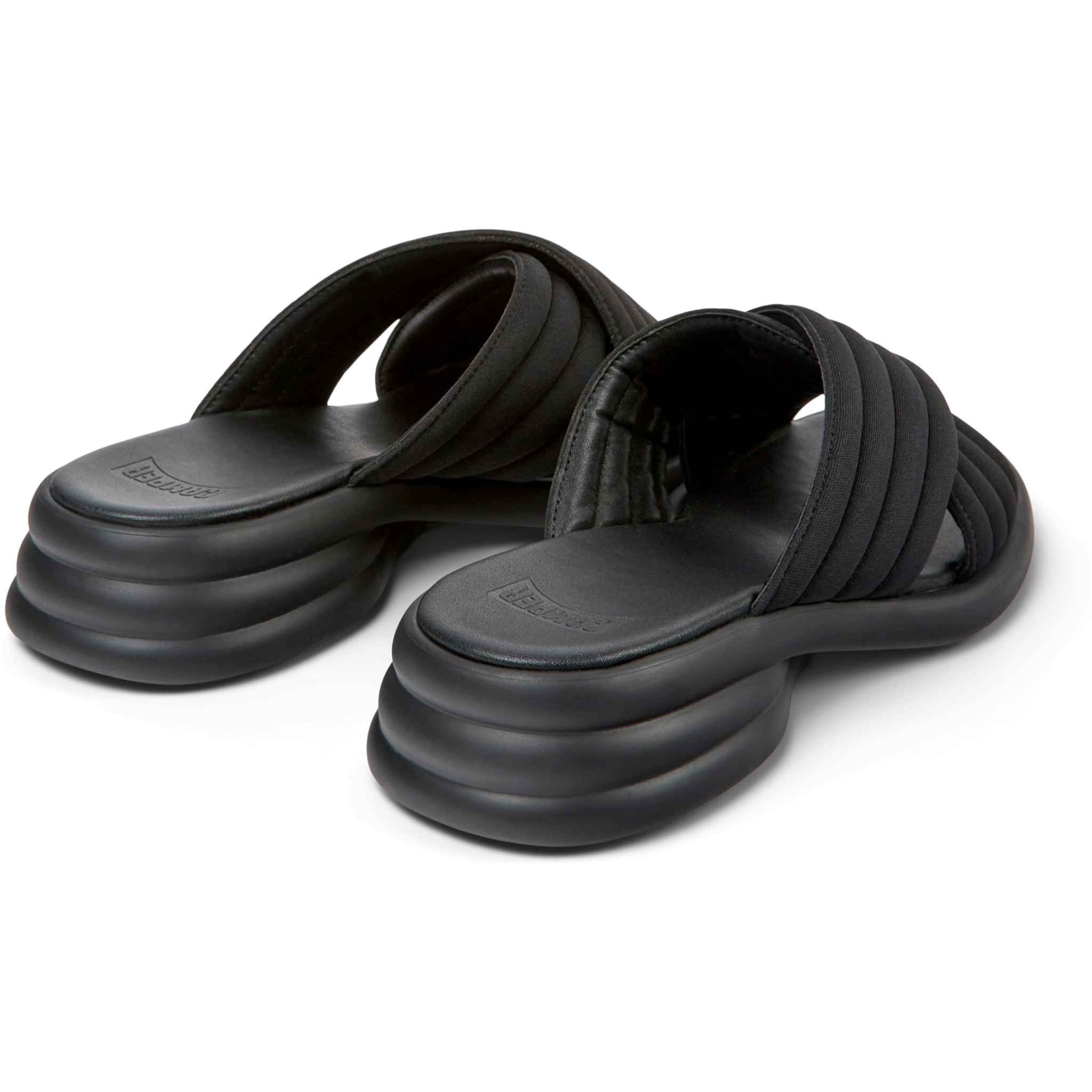 Sandalias - CAMPER Spiro - Negro - Textil técnico (poliéster reciclado)