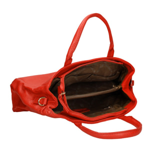 Borsa a mano da donna - Modello False - Ecopelle - 30.0 x 22.0 x 10.0 cm