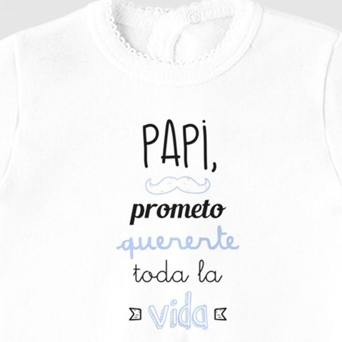 Conj Estampado Frase P Blanco Talla Nac