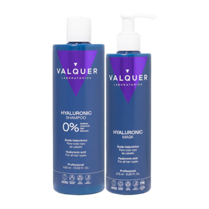 Valquer Champú + mascarilla ácido hialurónico. Todo tipo de cabellos - 400 ml + 275 ml