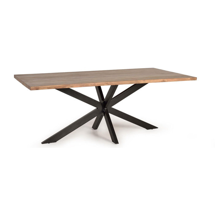 Mesa de comedor - madera de acacia y metal