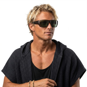 Gafas PALOALTO modelo SKATE en color Montura mate de carey con lentes polarizadas G15 verdes.