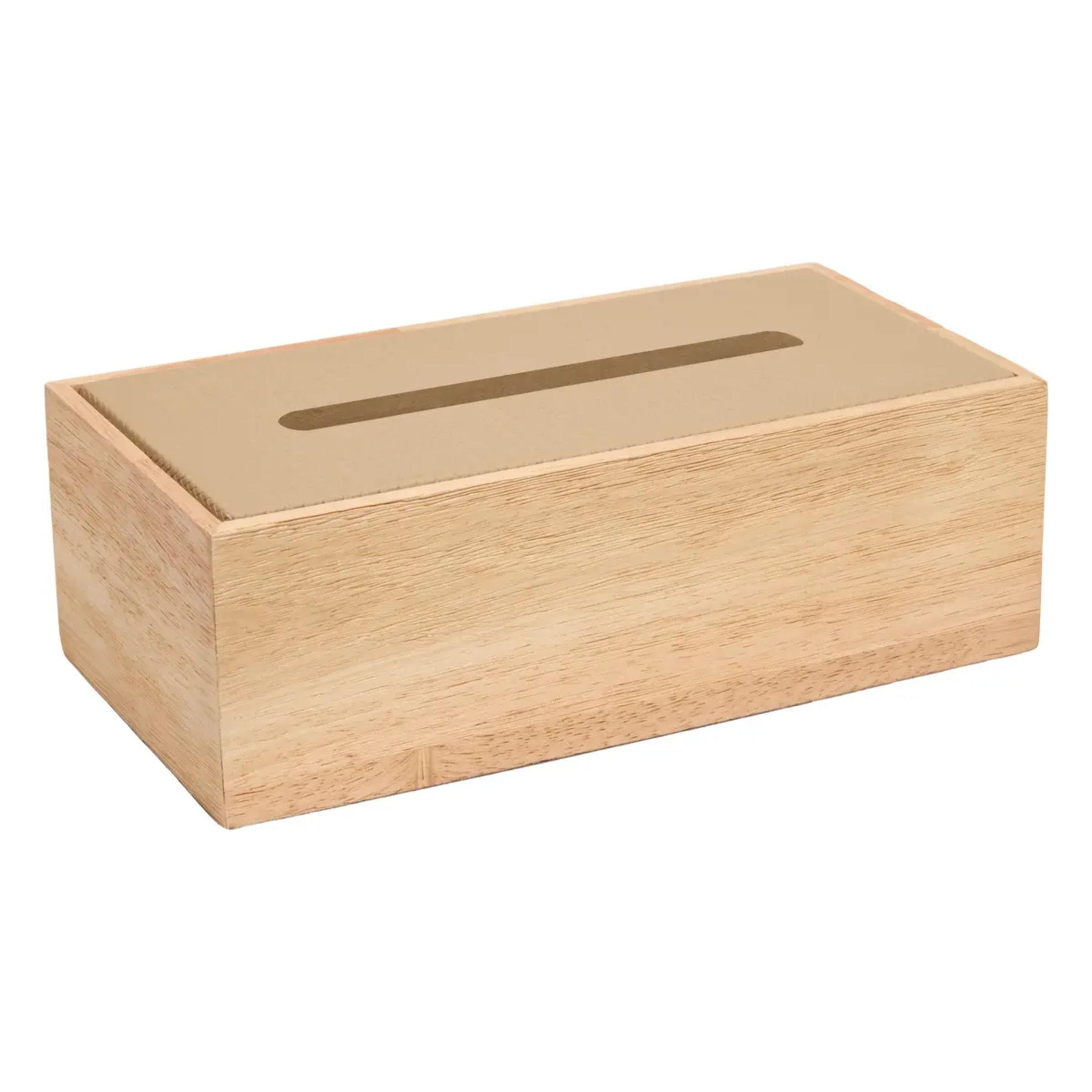 Boîte à mouchoirs Bonie 14x27cm beige