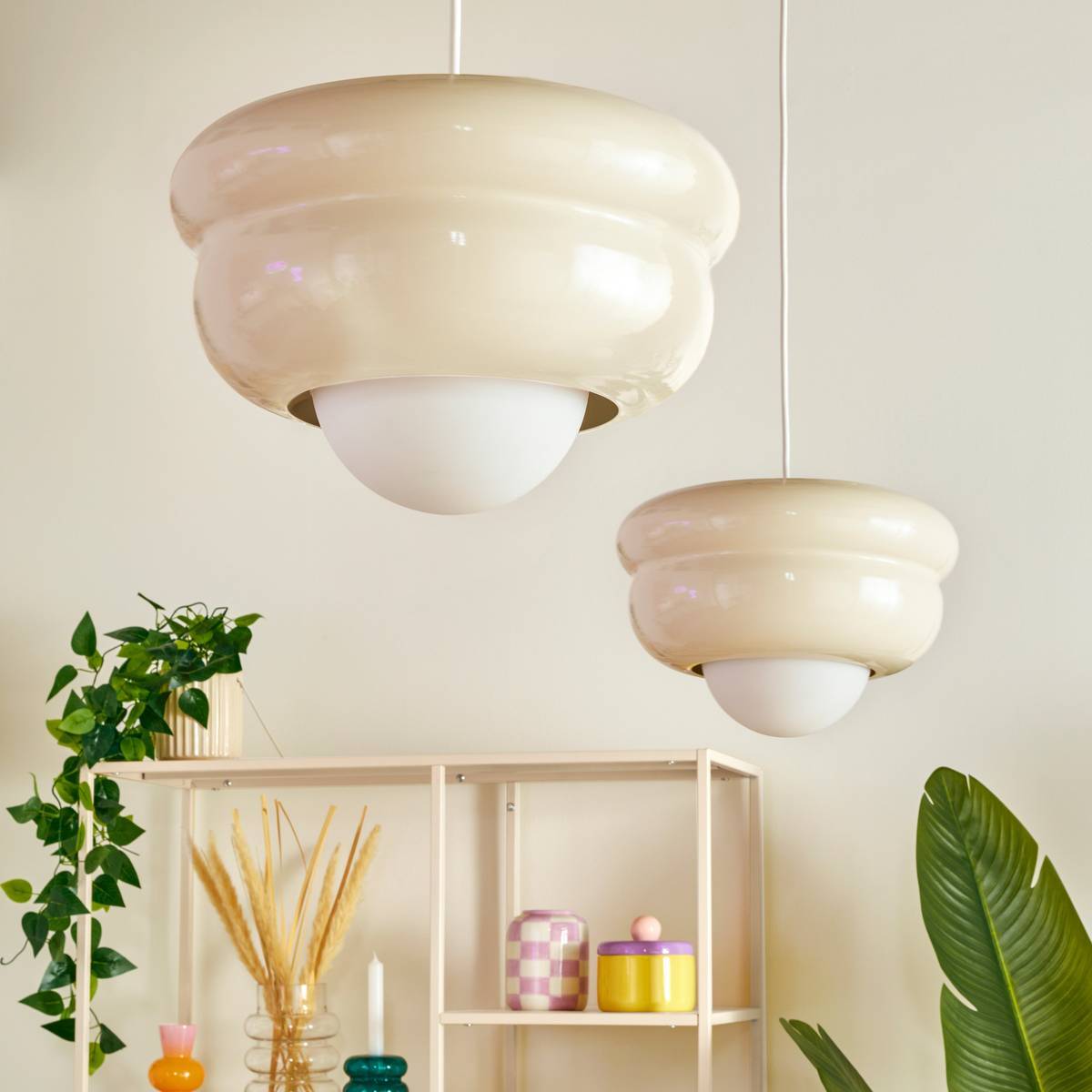 Suspension Patty creme D28cm