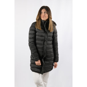 Chaqueta Munich Long Jacket marca ECOON - Negro