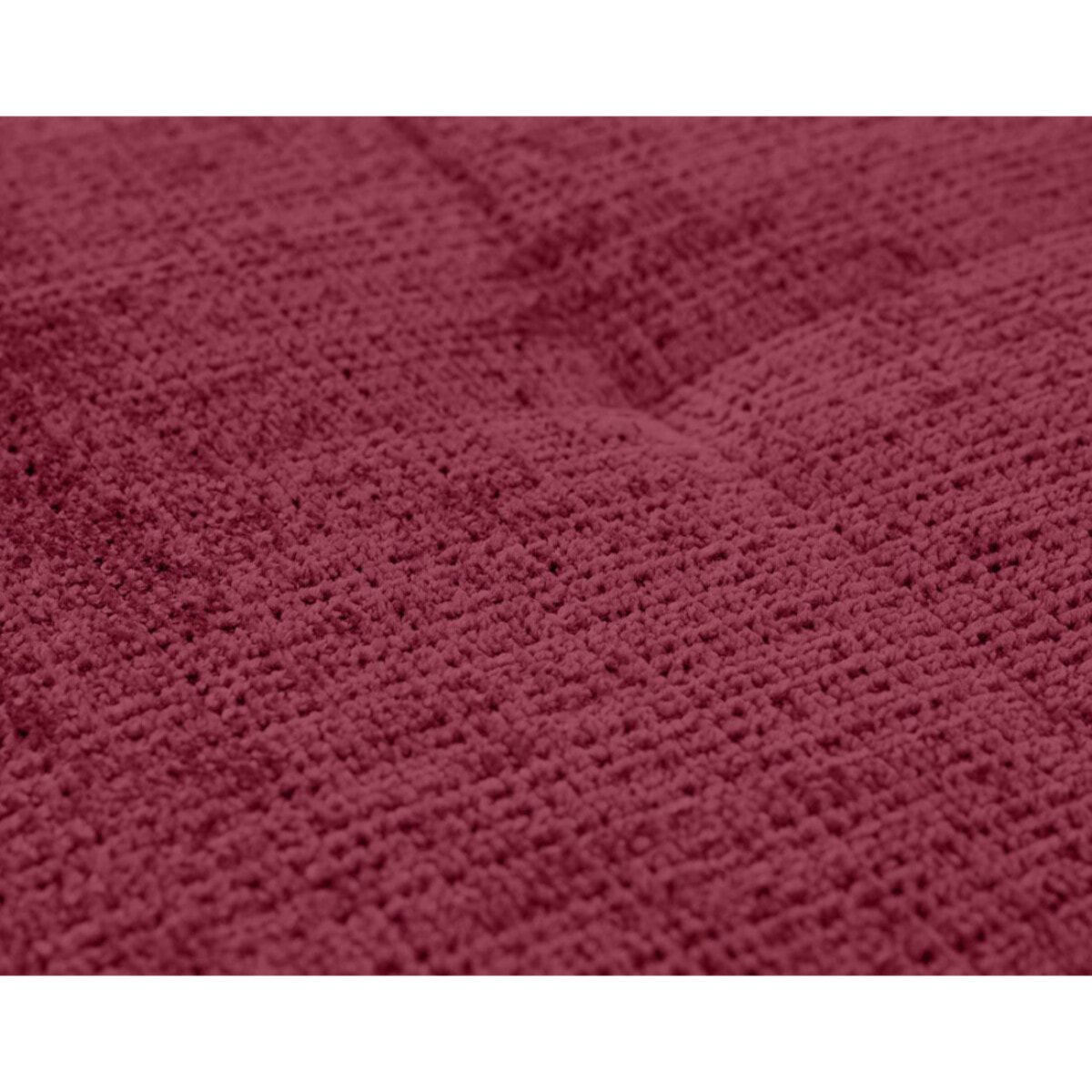 Rune - canapé d'angle droit 4 places en velours texturé - Prune