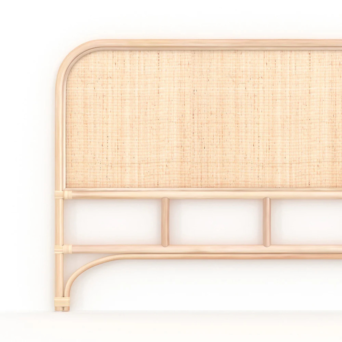 Tête de lit 140 cm en rotin naturel - Grace