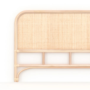 Tête de lit 140 cm en rotin naturel - Grace