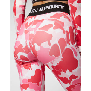 PLEIN SPORT Sport Leggings CAMOUFLAGE