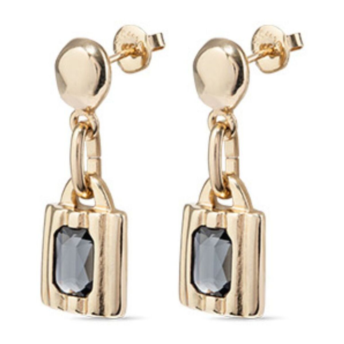 Pendiente  Lock GRIS U