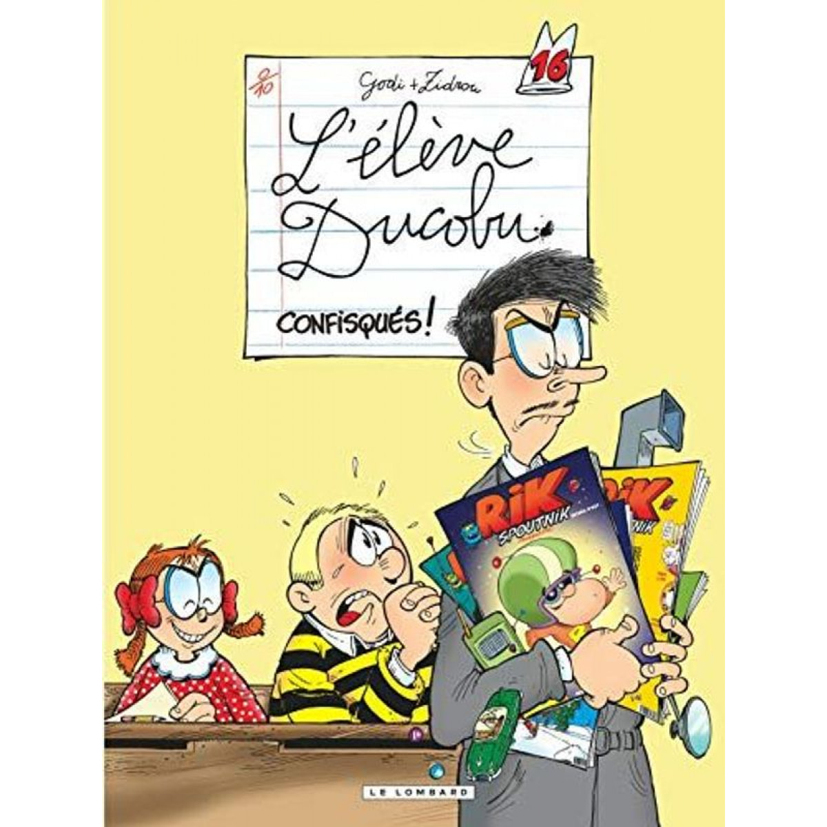 Zidrou | Ducobu - Tome 16 - Confisqués | Livre d'occasion