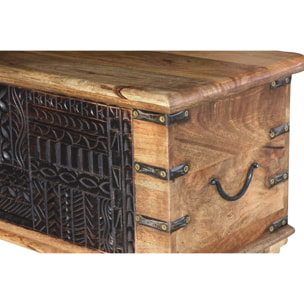Baúle de Madera de Mango 116 Cm Estilo Etnico Colonial