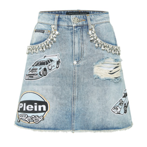 PHILIPP PLEIN Mini Skirt RACING