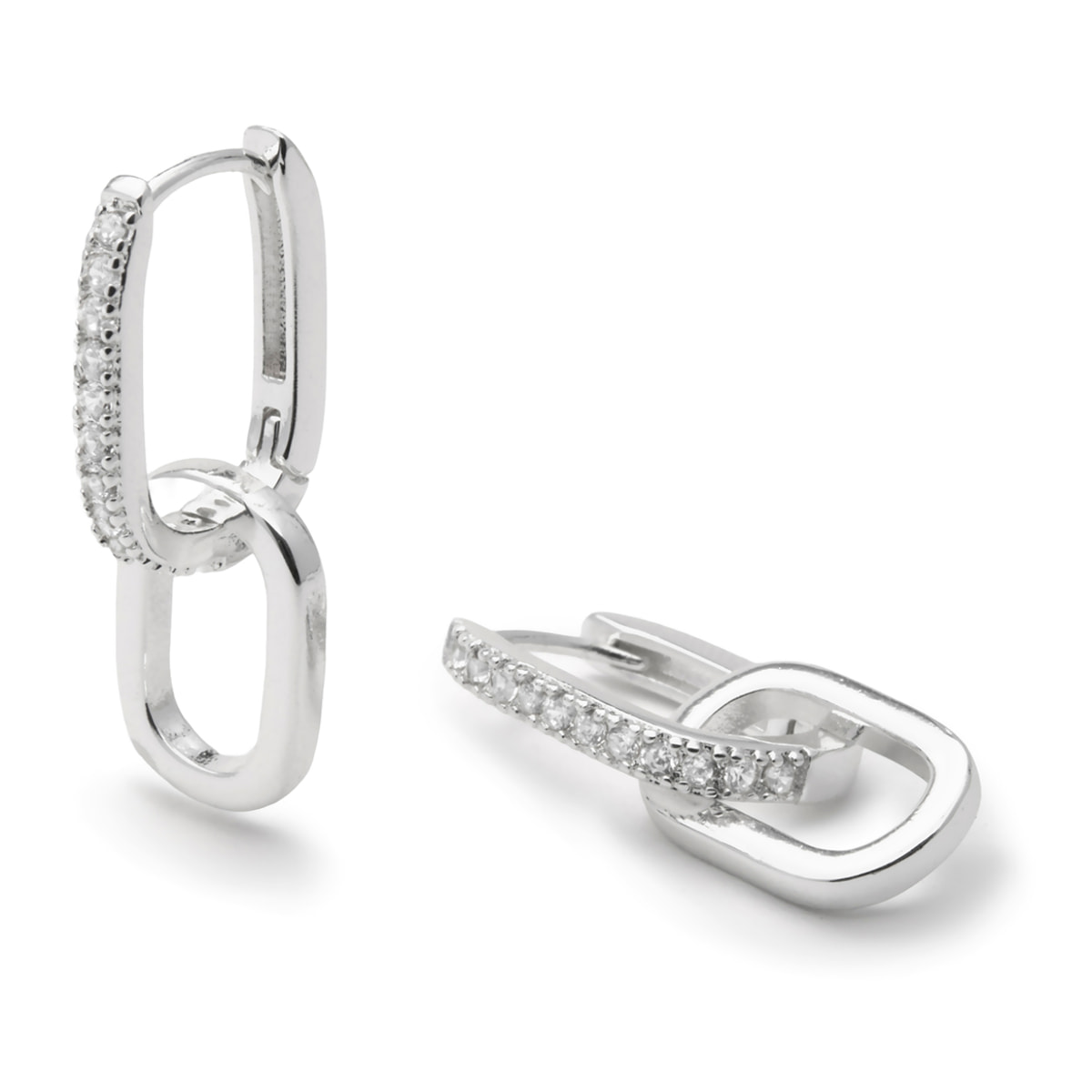 Pendientes acabado en Plata de Ley 925