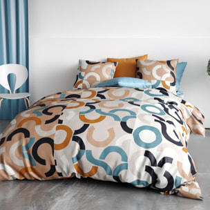 Parure Housse De Couette 3pcs 100% Coton 57fils Igor