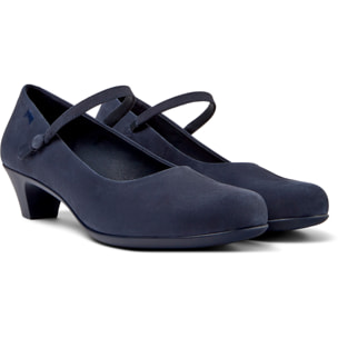 Tacchi - CAMPER Helena bajo - Blu - Nubuck