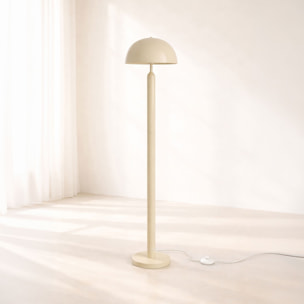 Lampadaire en métal crème KYRA
