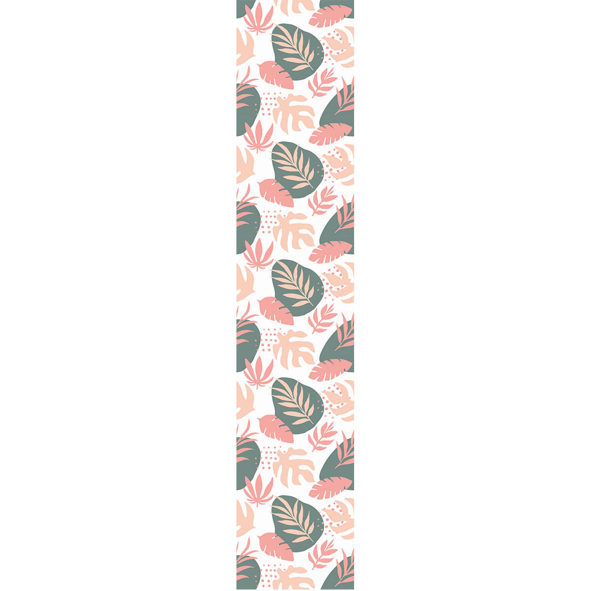 Papier peint intissé pré-encollé - TROPICAL FEUILLES DE PALMIER ROSES - 1 rouleau