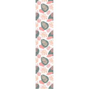 Papier peint intissé pré-encollé - TROPICAL FEUILLES DE PALMIER ROSES - 1 rouleau